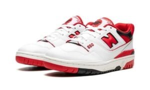 NB 550 Branco/Vermelho